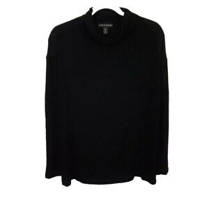 A Pea In The Pod Knit Sweater Women Size XS Black Long Sleeve Pullover Cowl Neck